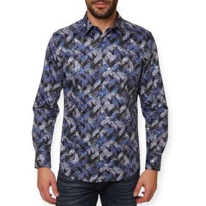 ROBERT GRAHAM Halder Shirt Button Up Classic Fit Long Sleeve Flip Cuff NWT